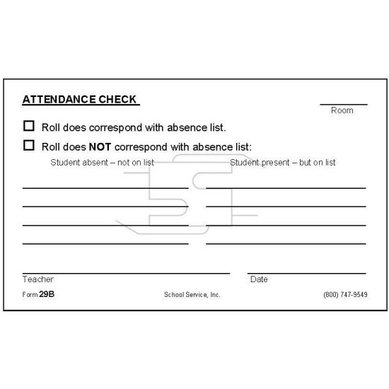 29B - Attendance Check