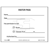 433 - Visitor Pass