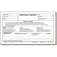 45GP - Deficiency Report w/Parent's Signature