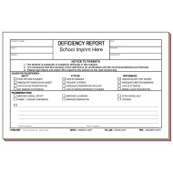 45RP - Deficiency Report (Parent's Signature) w/School Imprint