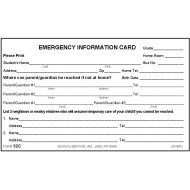 52C - Emergency Information Card