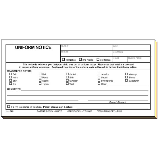 54C - Uniform Notice 54C - Uniform Notice