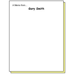 68L2 - Two-Part A Memo from Personalized Note Pad