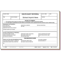73B1 - Disciplinary Referral w/School Imprint