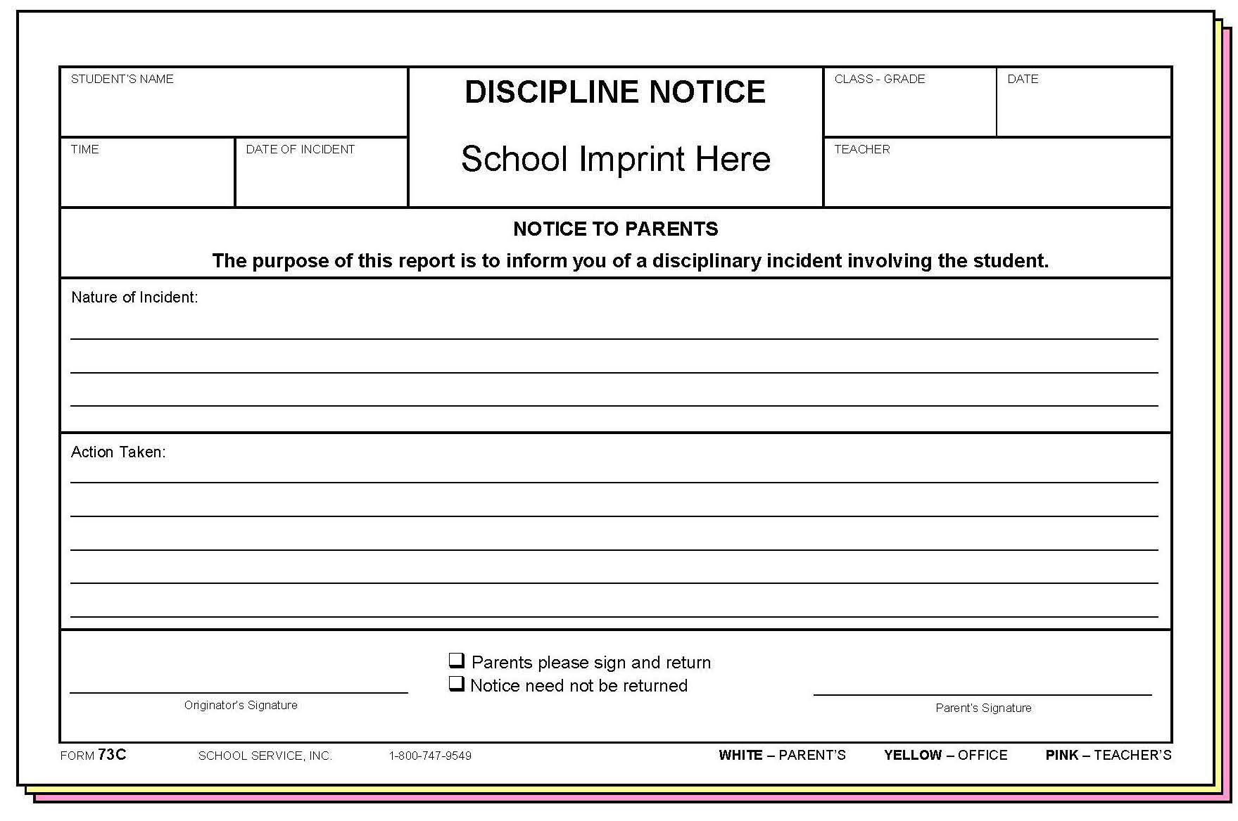 school suspension form template