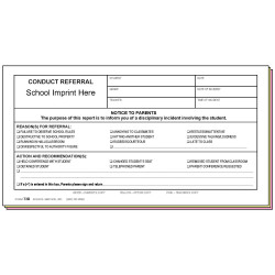 73D - Conduct Referral w/School Imprint