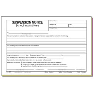 73F - Suspension Notice w/School Imprint