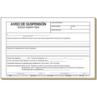 school suspension form template