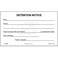 75A - Detention Notice