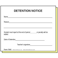 75A2 - Two-Part Detention Notice