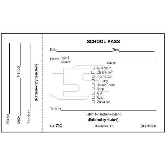 79C - Perforated School Pass