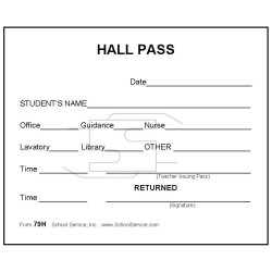 79H - Hall Pass