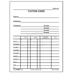 816A - Tuition Card