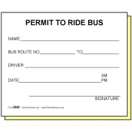 98A2 - Two-Part Permit to Ride Bus