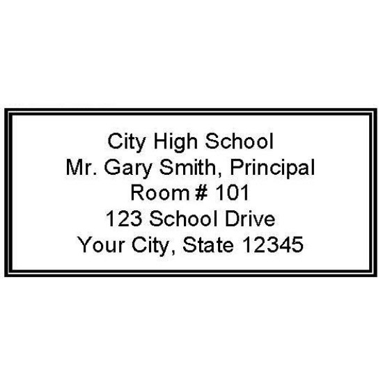AS100 - Name and Address Stamp AS100 - Name and Address Stamp