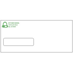 E10W - Custom-Printed Window Envelopes