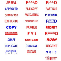 AS99 - Stock Message Stamp