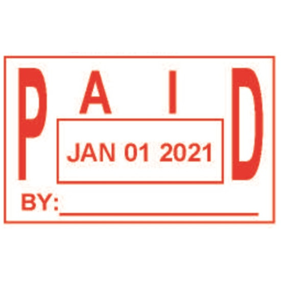 ASD106 - Paid Date Stamp