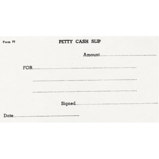 729 - Petty Cash