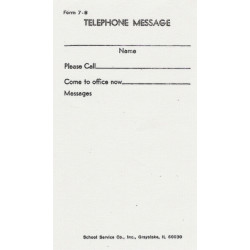 7B - Telephone Messsage