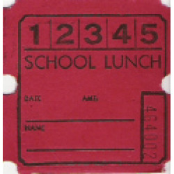 18T - 5 Punch Lunch Roll Tickets