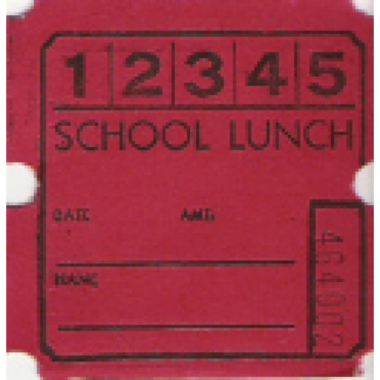 18T - 5 Punch Lunch Roll Tickets