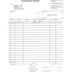 33ESP - Purchase Order w/Imprint & Numbering