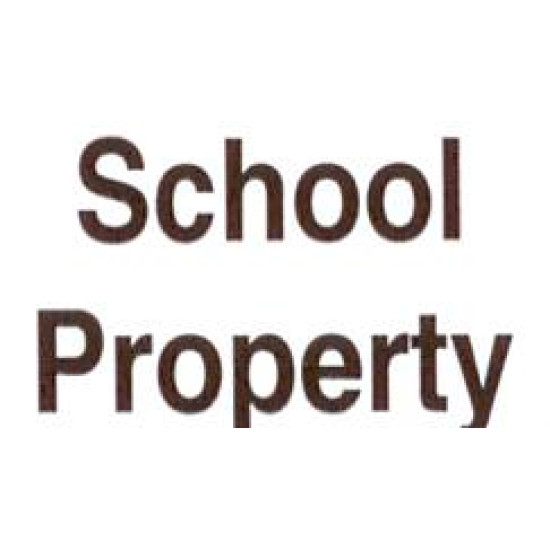 AS41 - Large School Property Stamp 