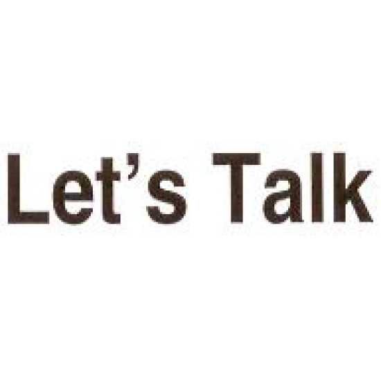 AS42 - Large Let's Talk Stamp AS42 - Large Let's Talk Stamp