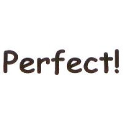 AS47 - Large Perfect! Stamp 