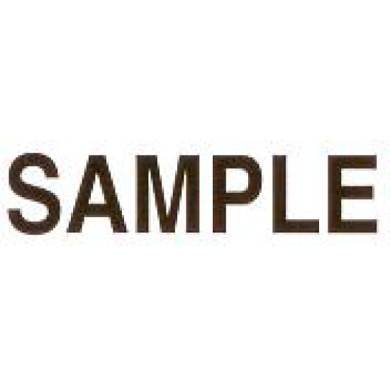 AS77 - Large Sample Stamp AS77 - Large Sample Stamp