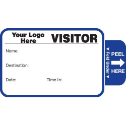 804 - Expiring Visitor Label Badges Book