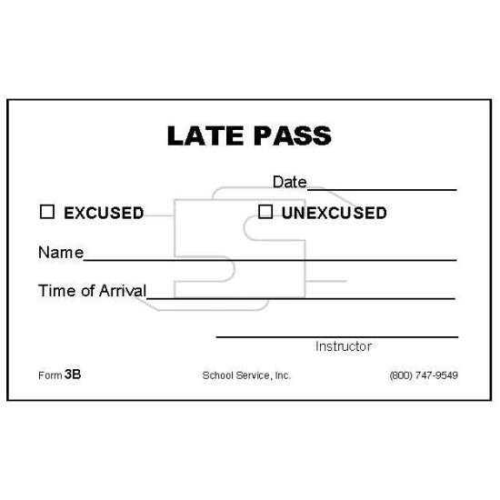 3B - Late Pass