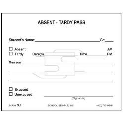 3J - Absent-Tardy Pass
