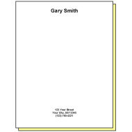 68G2 - Two-Part Personalized Note Pad w/Name & Address